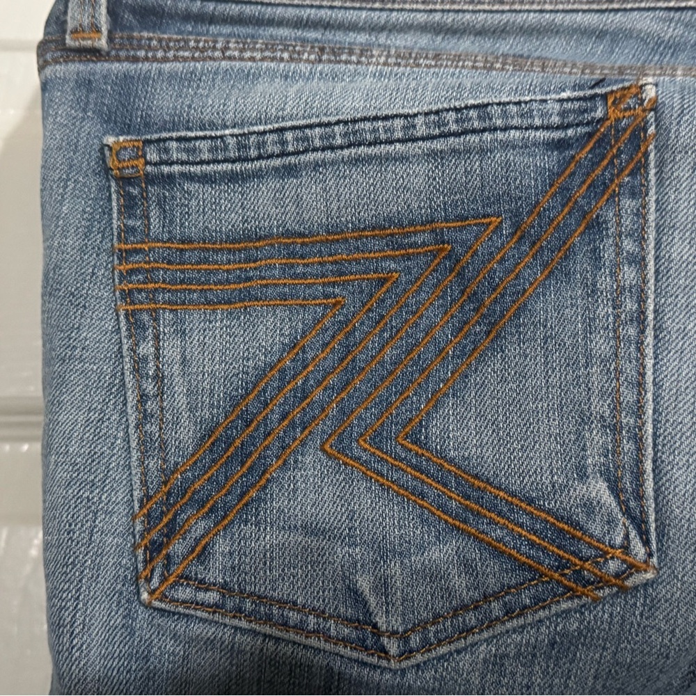 7 For All Mankind Light Blue Flare Jeans